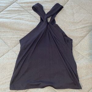 Project Social T - Women’s Black Tank with Twist Straps - M